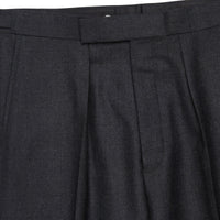 Dark Grey 11oz Twill Suit Trousers