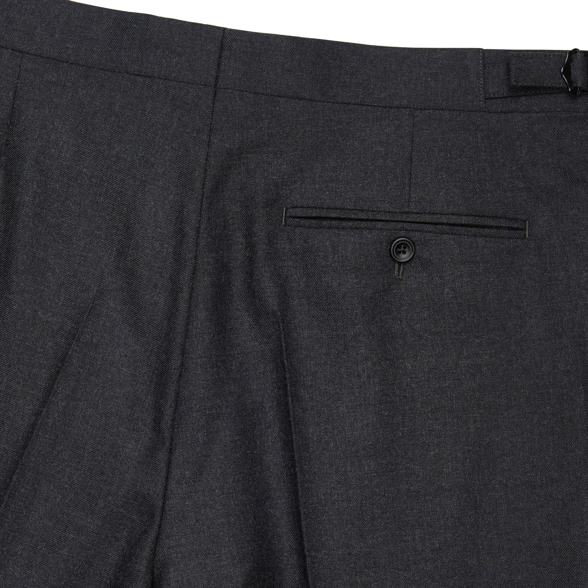 Dark Grey 11oz Twill Suit Trousers
