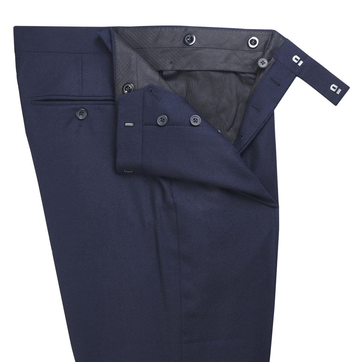Navy 11oz Twill Suit Trousers