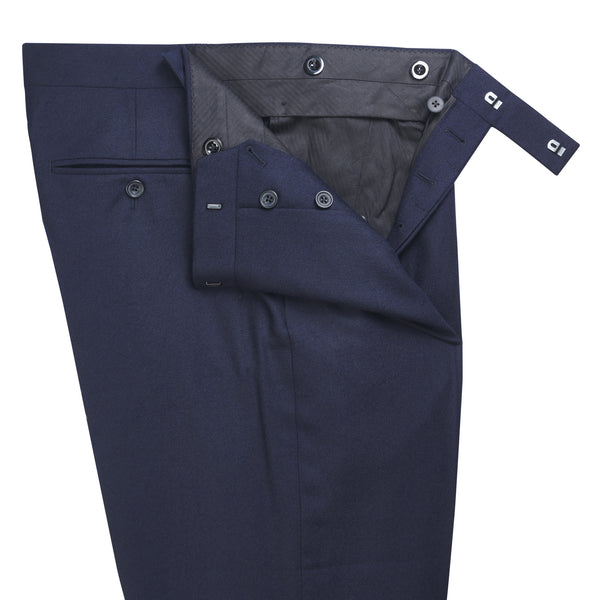 Navy 11oz Twill Suit Trousers