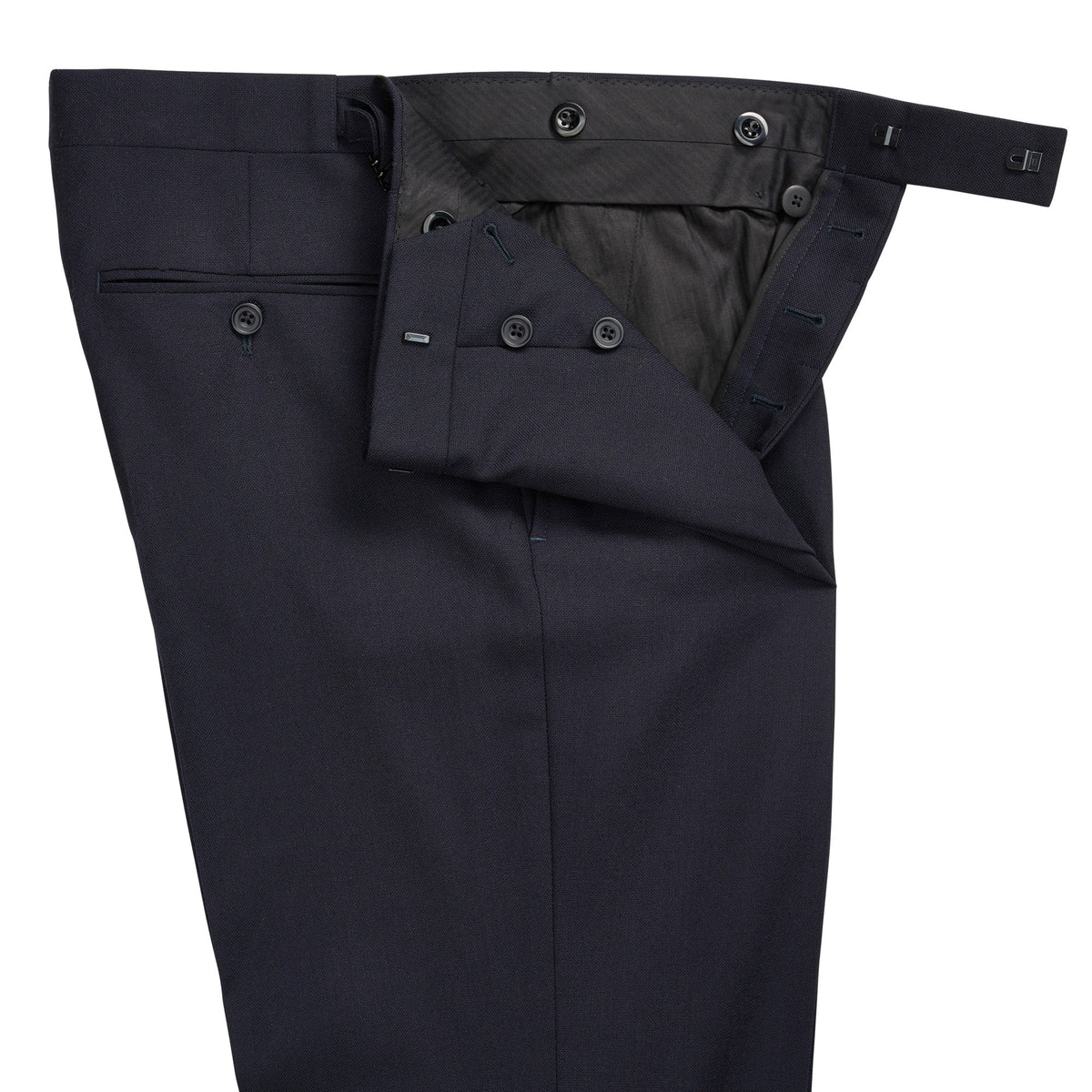 Navy Travel Suit Trousers