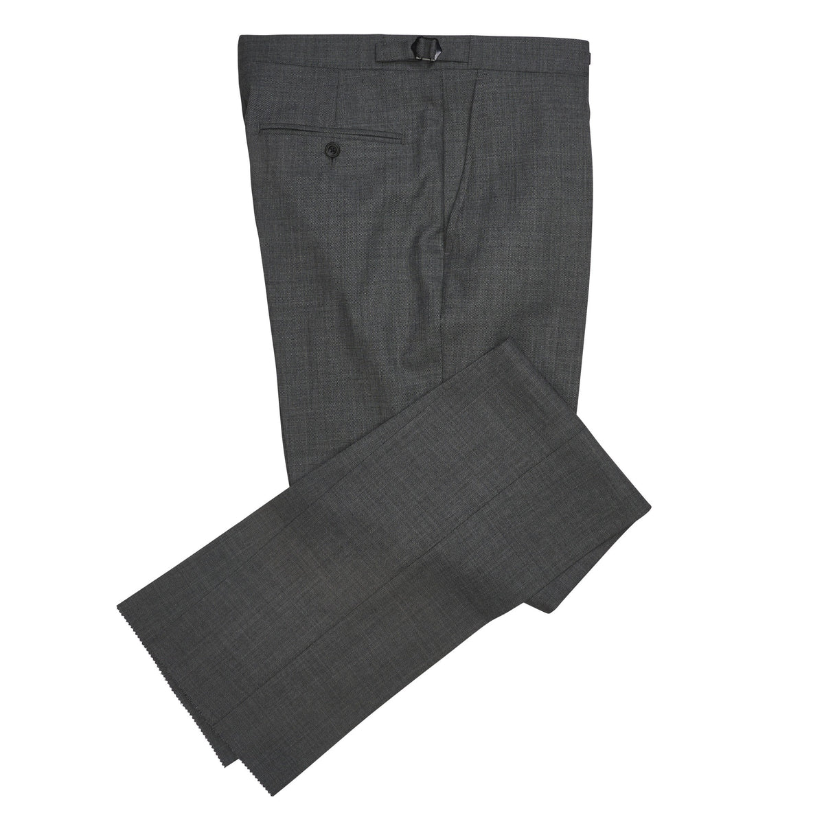Charcoal 10oz Sharskin Suit Trousers
