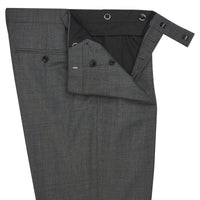 Charcoal 10oz Sharskin Suit Trousers