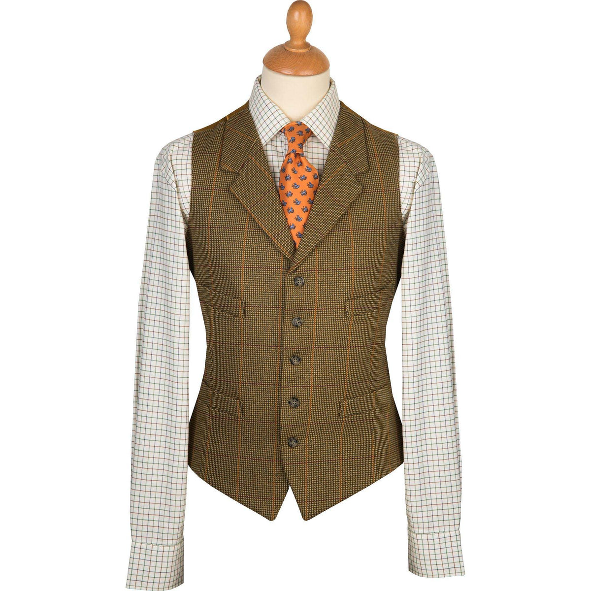 Sporting Check Tweed Waistcoat