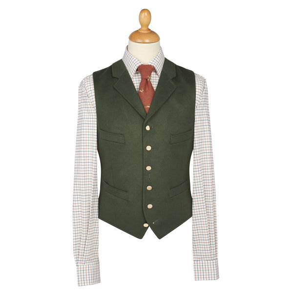 Green Olive Royal Doeskin Waistcoat