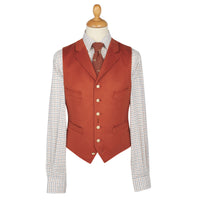 Orange Rust Royal Doeskin Waistcoat