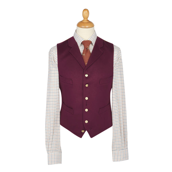 Wine Royal Doeskin Waistcoat