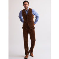 Chestnut York Corduroy Trousers