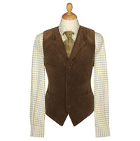 Chestnut York Corduroy Waistcoat
