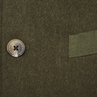 Green Nehru Loden Waistcoat