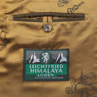 Green Nehru Loden Waistcoat