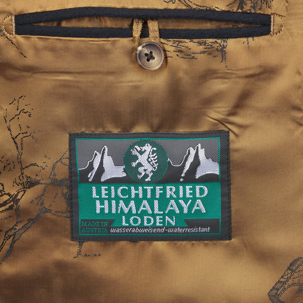 Navy Nehru Loden Waistcoat