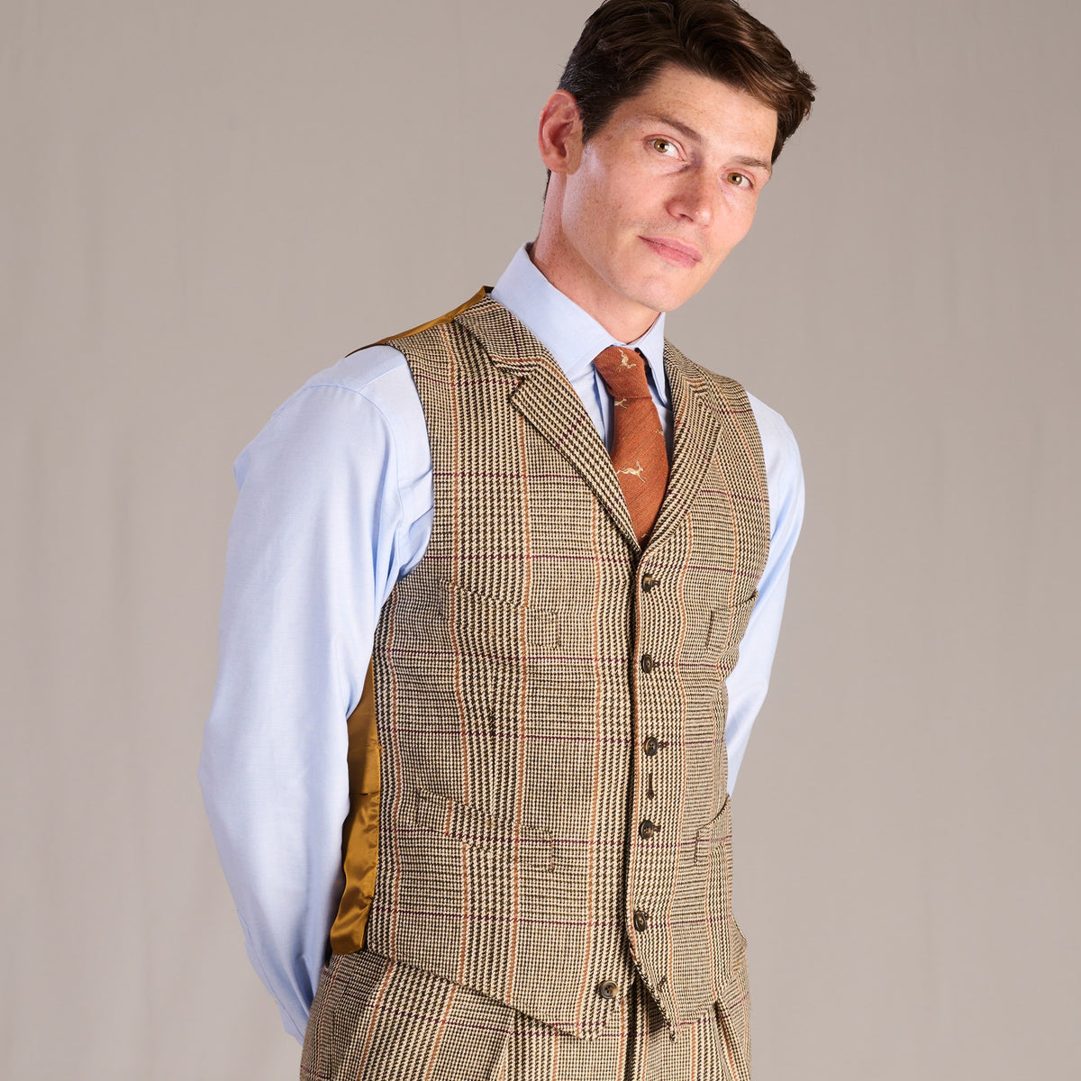 Russell Check Waistcoat