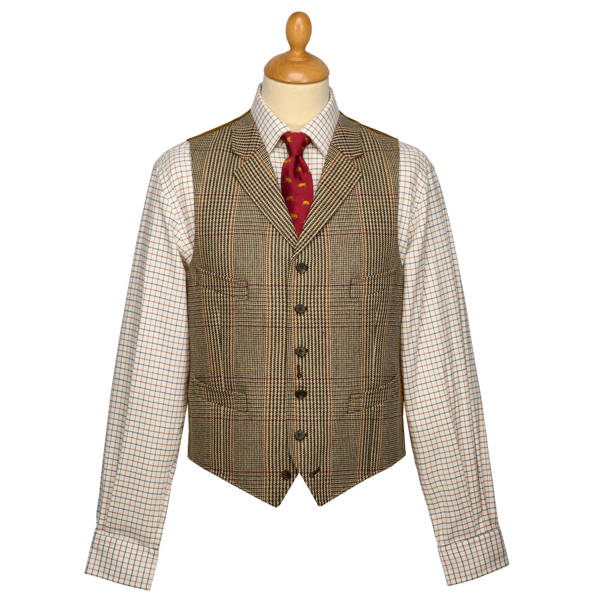 Russell Check Waistcoat