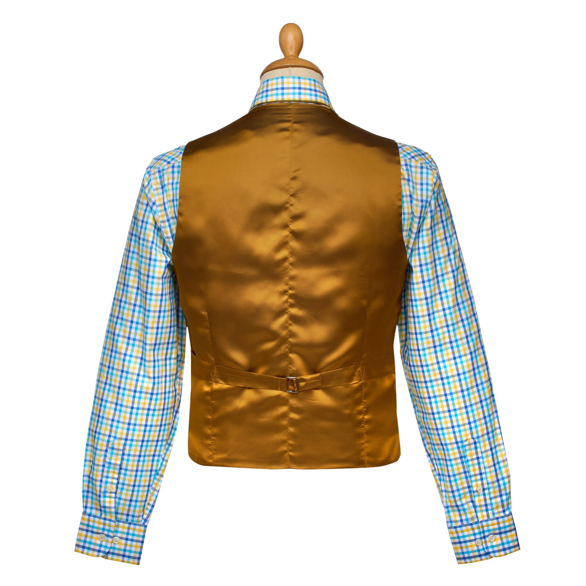 Sage Lisburn Linen Waistcoat