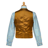 Sage Lisburn Linen Waistcoat