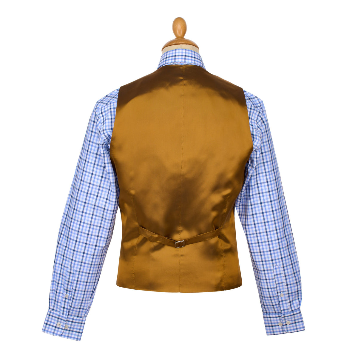 Khaki Thomas Gabardine Waistcoat