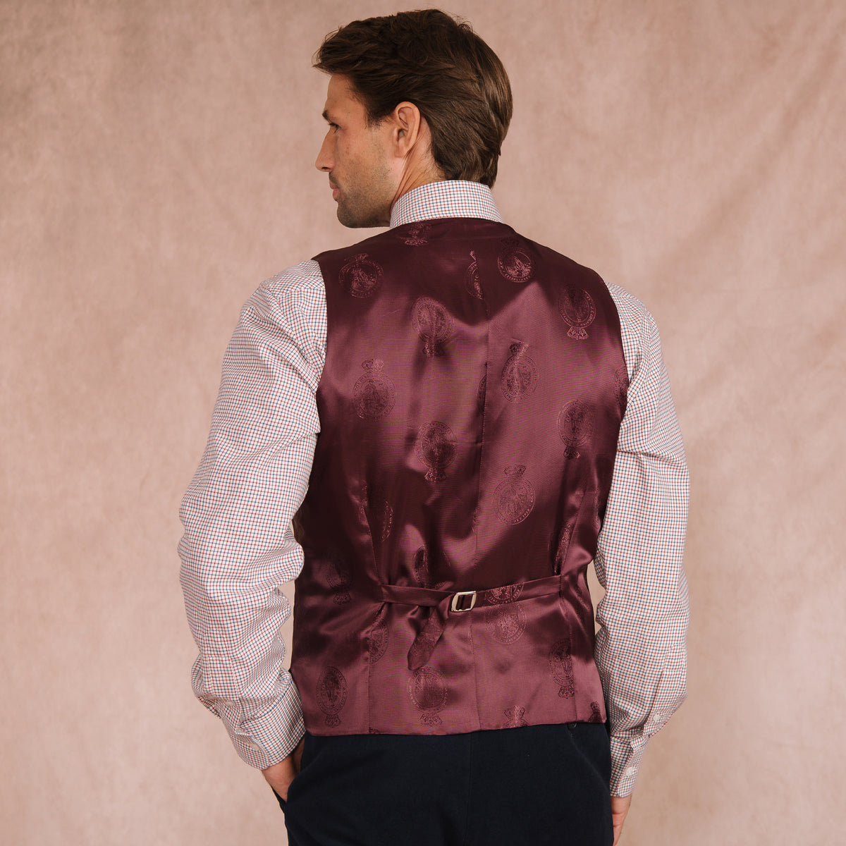Navy Keighley Moleskin Waistcoat