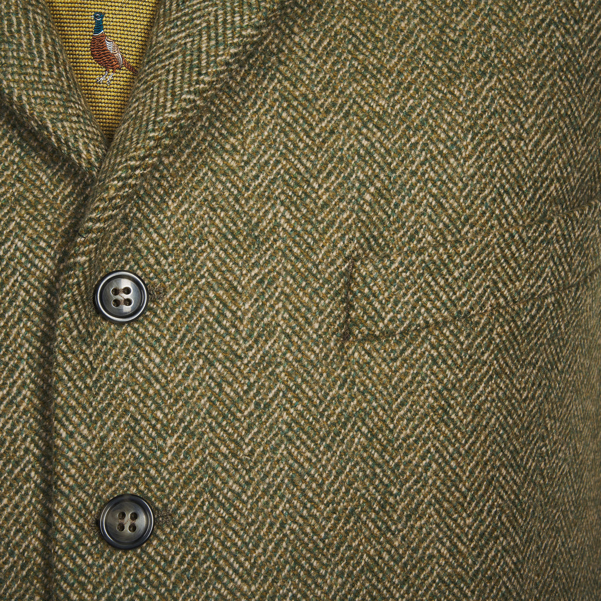 Firley Herringbone Collared Waistcoat
