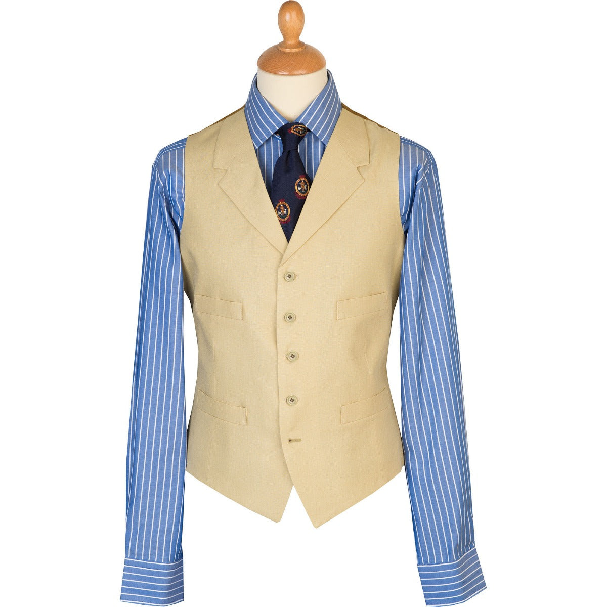 Sand Linen Waistcoat