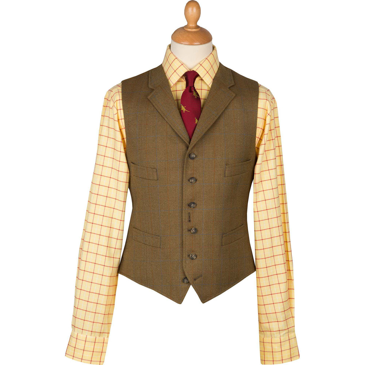 Redcar Lightweight Tweed Waistcoat