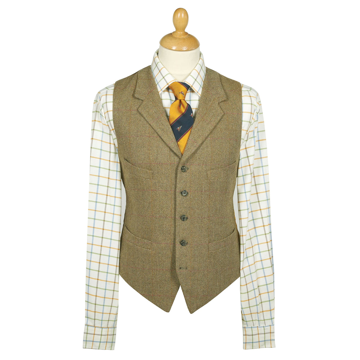 Barleycorn Tweed Waistcoat