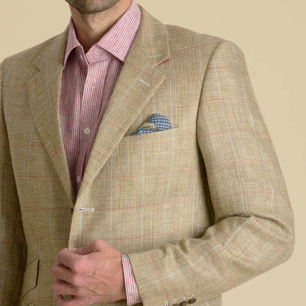 Blue Duck Houndstooth Wool Hank